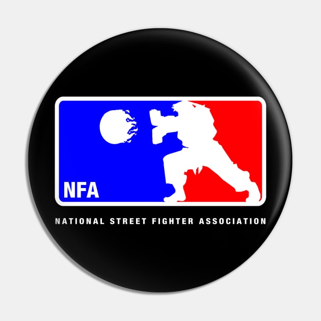 National Street Figher Association Pin by royalbrosart