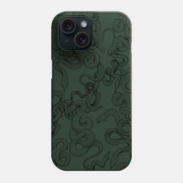 Snake pattern Phone Case by Lyxy