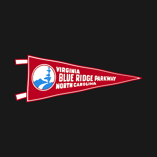 Blue Ridge Parkway Pennant by zsonn