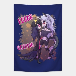 Loona and Octavia V2 Tapestry