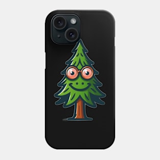 Happy Pine Tree Phone Case