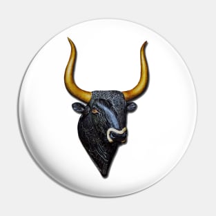 Bull's Head of Knossos - Minoan Culture Pin