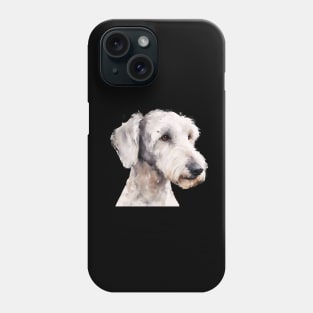 Watercolor Bedlington Terrier Face Phone Case