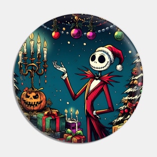 Elevate Your Holidays: Unique Jack Skellington Christmas Art for a Whimsical Celebration! Pin