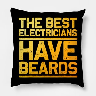 Electrician Design For Men Dad Electrical Electrician Pillow