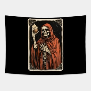 Skeleton Tarot Card Tapestry