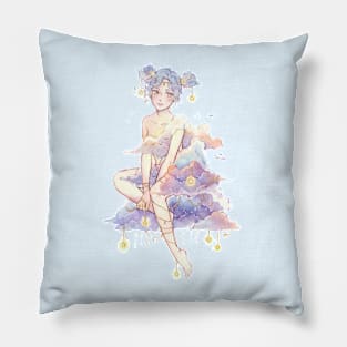 Cloud girl Pillow