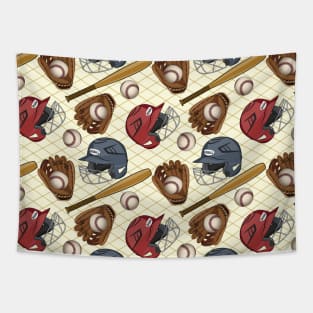 Baseball Pattern Tapestry