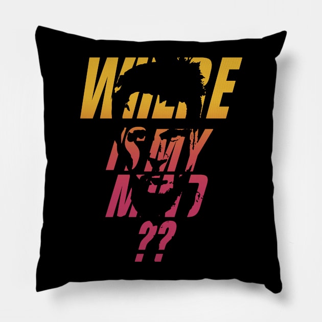 Where is my mind Pillow by RataGorrata