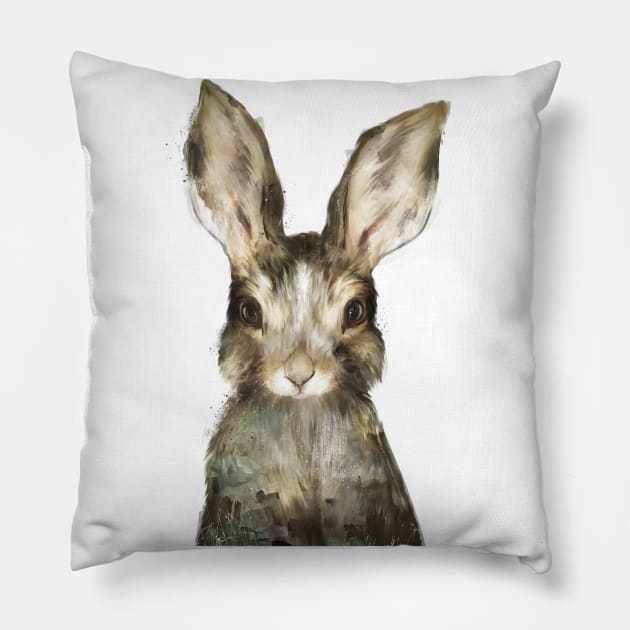 Little Rabbit Pillow by Amy Hamilton