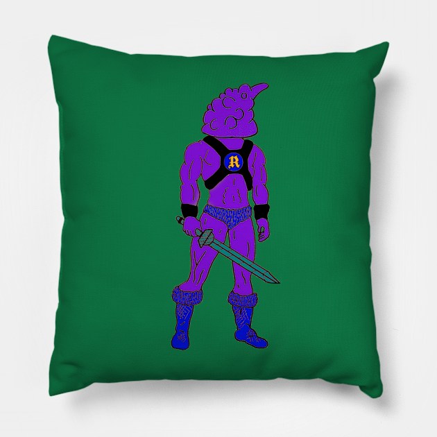 Prince Algor Purple Large Art Pillow by Rampageo Industries 