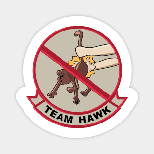 TEAM HAWK patch Magnet