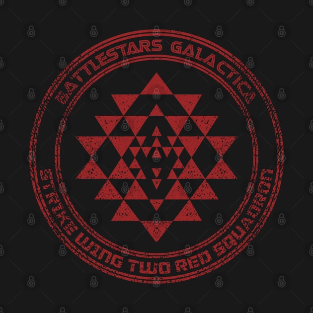 Battlestar Red Squadron Patch by Playground