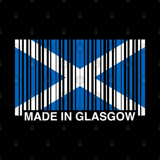 Made in Glasgow Funny Scottish Flag by GiftTrend