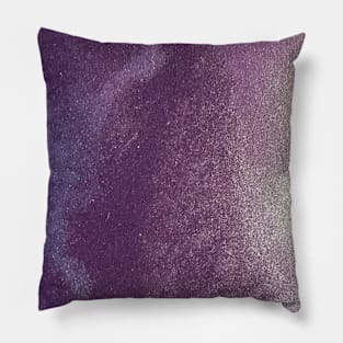 Silver and Purple Pillow