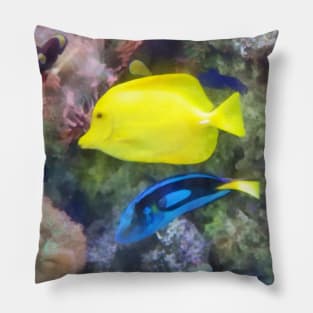 Fish - Yellow and Blue Tang Fish Pillow