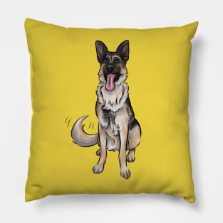 Cute German Shepherd Dog Pillow