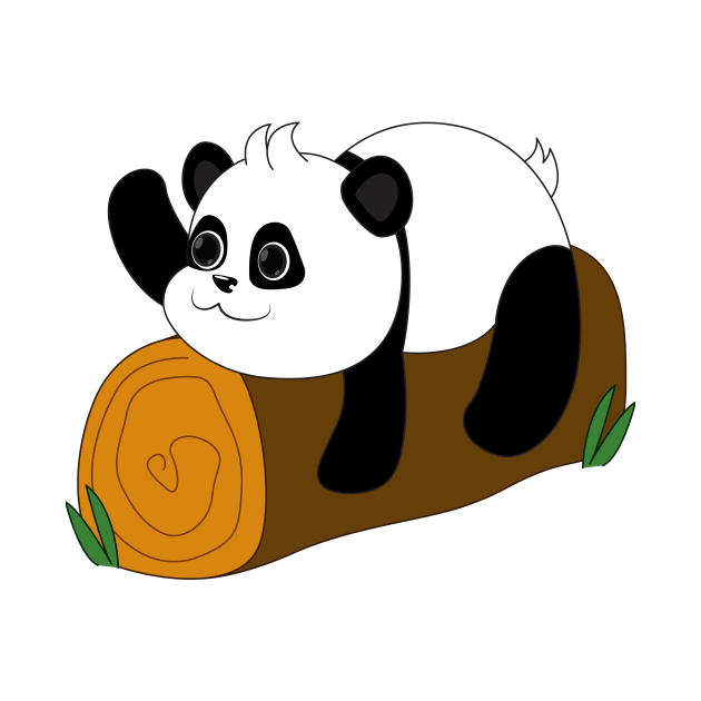 Cartoon Panda by sabhu07