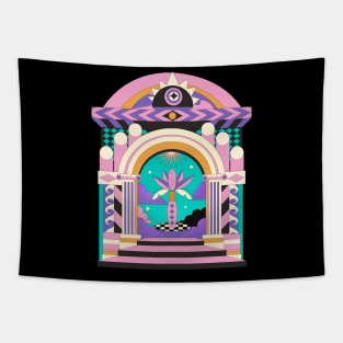 Retro Paradise" T-Shirt Tapestry