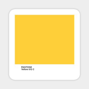 pantone Yellow 012 C Magnet