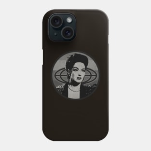 Golden Age Cinema: Maria F. BW Phone Case