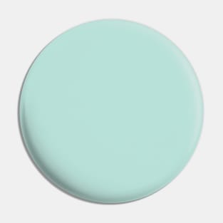 Solid Green Dream Mint Green  Monochrome Minimal Design Pin