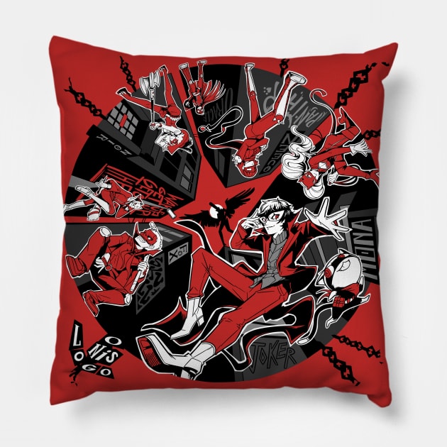 Persona 5 - Take your Heart Pillow by Onislogo