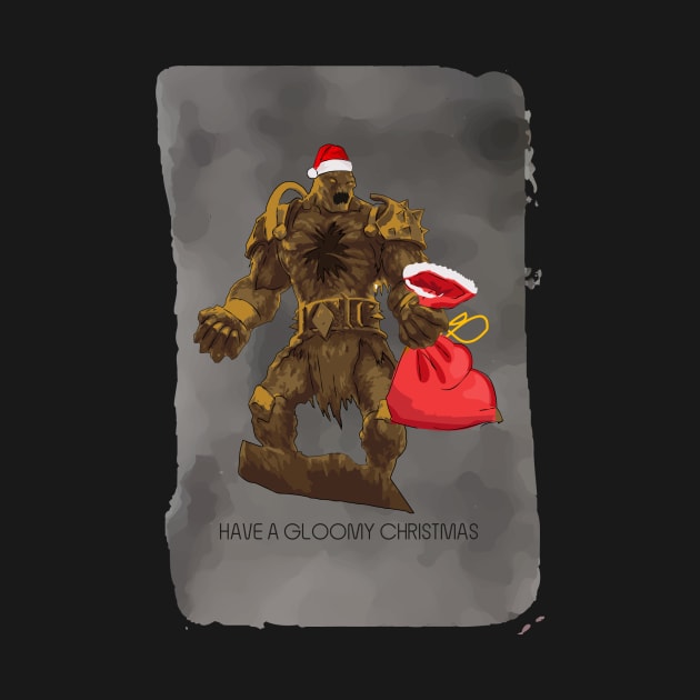Have a Gloomy Christmas (Red) Gloomhaven - Board Games Design - Board Game Art by MeepleDesign