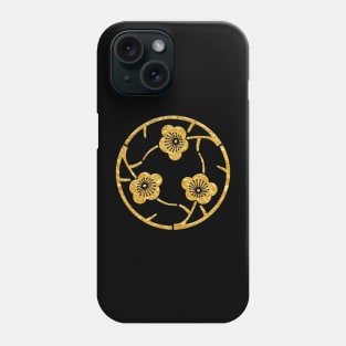 Japanese Mon Mitsuoi Edaumemaru Phone Case