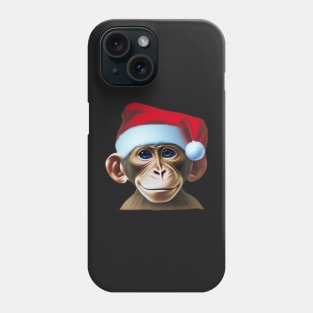 Cute Christmas Monkey Phone Case