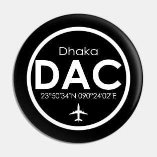 DAC, Dhaka Hazrat Shahjalal International Airport Pin
