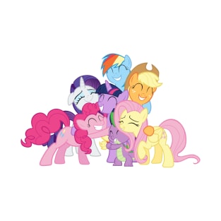 Mane Six hug T-Shirt