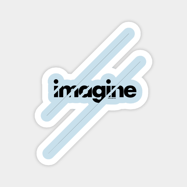 Imagine under stripes Magnet by sub88