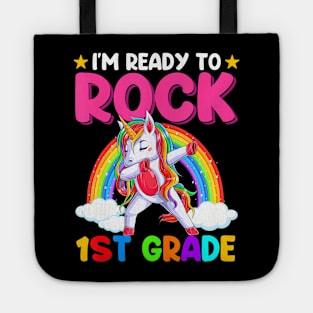 Im Ready To Rock 1St Grade Unicorn Back To School Tote