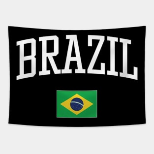 Flag Of Brazil Love Your Country Tapestry
