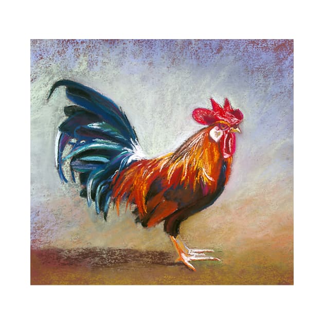 Portrait of Michael's Rooster by Lyndarob