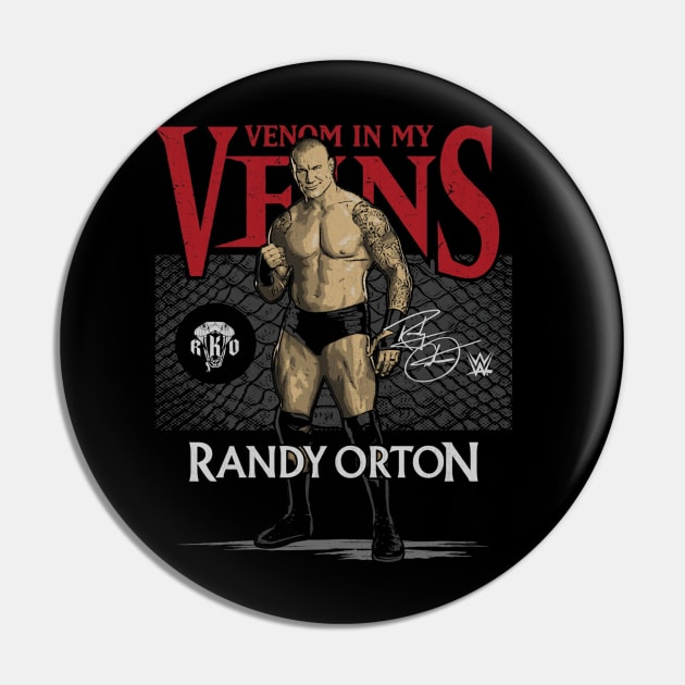 Randy Orton Venom In My Veins Pin by MunMun_Design
