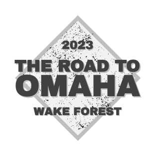 Wake Forest Road To Omaha College Baseball 2023 T-Shirt