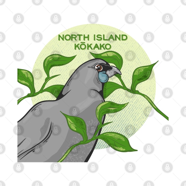 North Island Kokako by mailboxdisco