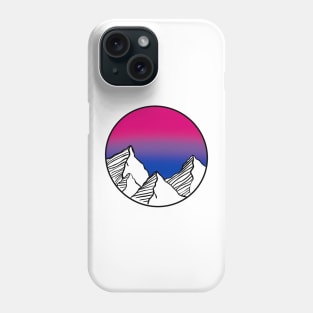 Bi Flag Mountains Phone Case