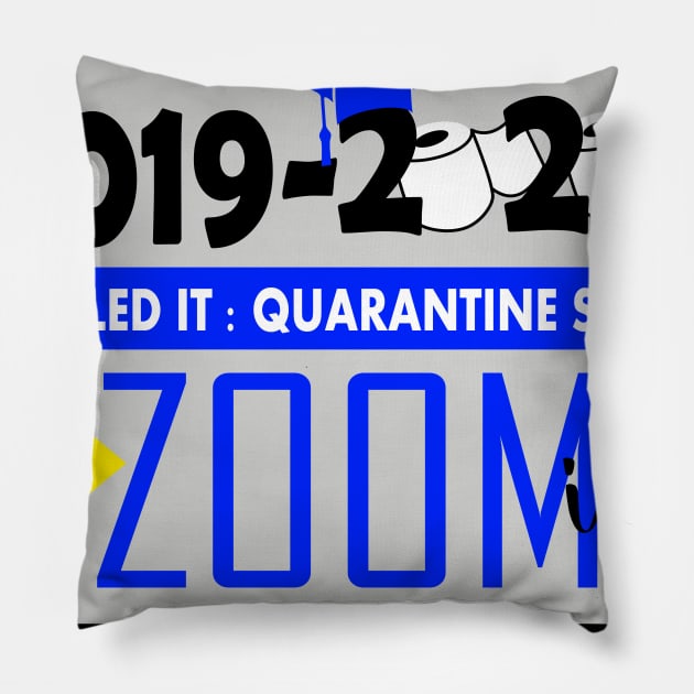 6th grade nailed it zooming into 7th grade..6th grade graduation gift Pillow by DODG99