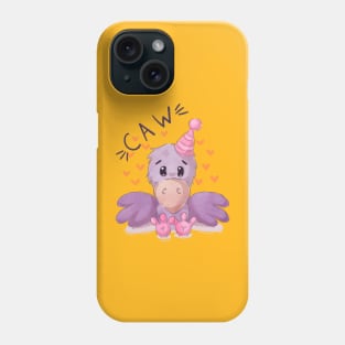 crow cartoon Phone Case