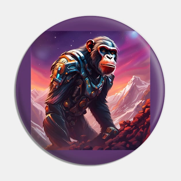 Tech Chimp Pin by timtopping