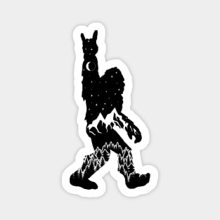 Yeti Bigfoot Sasquatch Sihouette Magnet