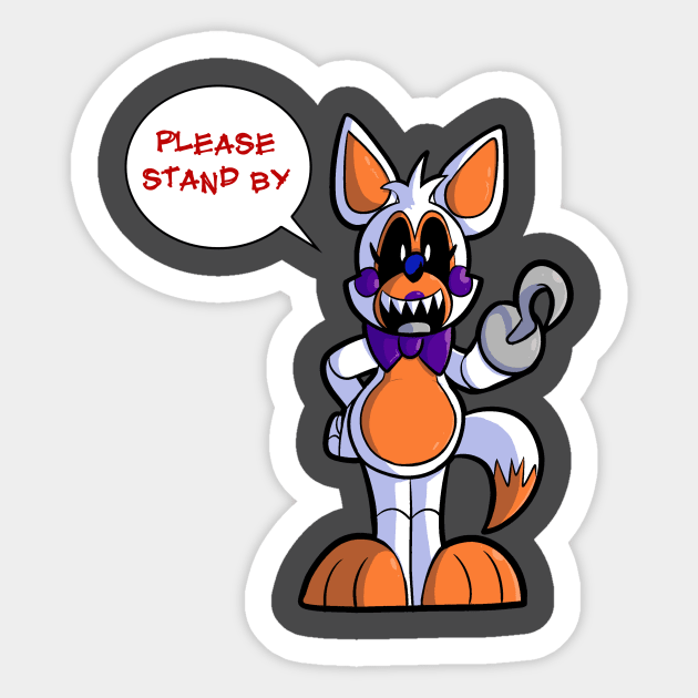 LOLBIT - Please Stand By - Five Nights At Freddys - Sticker