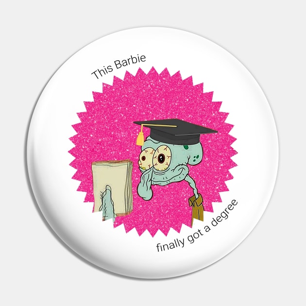 this Barbie finally got a degree | Barbie Movie Poster 2023 | College, uni funny stickers Pin by maria-smile