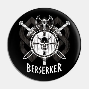 Berserker Viking wild warrior Pin