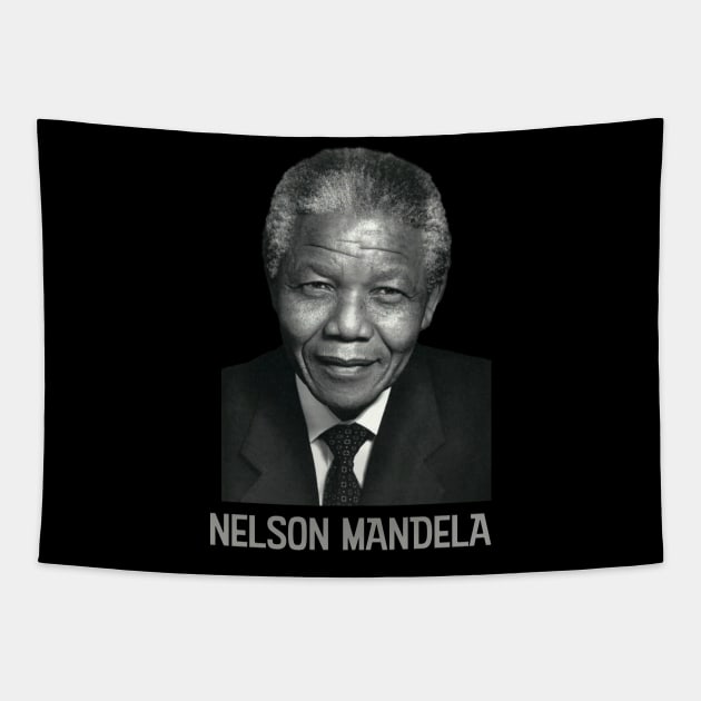 Nelson Mandela, Black History, World History Tapestry by UrbanLifeApparel