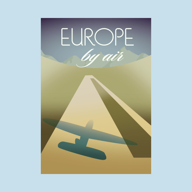 Discover Europe By Air - Europe By Air - T-Shirt