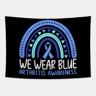 We Wear Blue Arthritis Awareness Tapestry